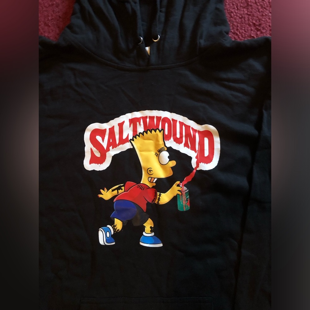 New “Saltwound El Barto” Graphic Hoodie- Size 3XL